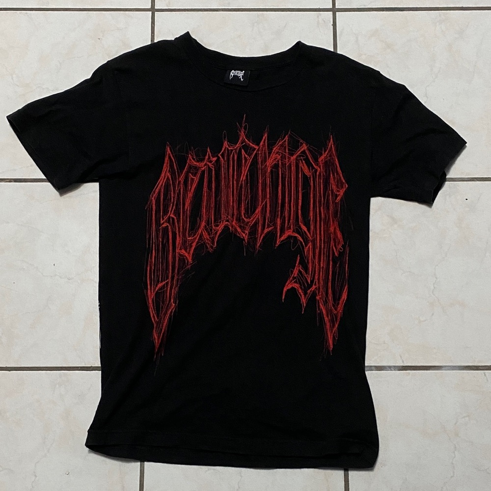 Revenge Clothing Black Tee with Trippie Redd Graphic